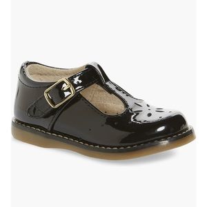 NWOB Footmates Black Patent Mary Jane